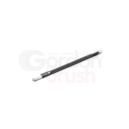 Gordon Brush 1/2", 1/4" Flat, Tapered Nylon Bristle, Double-End Applicator Brush, 12 PK 1005S9G-12